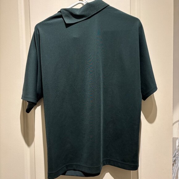 Lacoste Dark Green Polo Shirt – Size 34, Unique Sleeve Button - Picture 2 of 6
